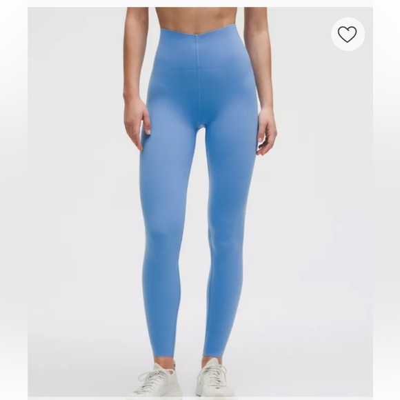 NWT Lululemon Women’s Glow Up HR Tight Leggings 2 BLUE - Picture 2 of 7